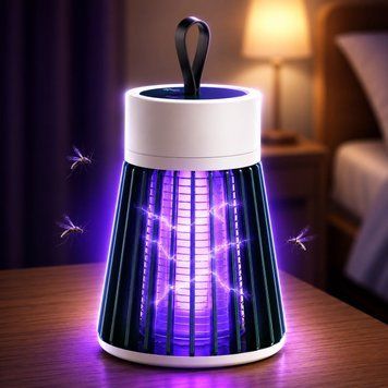 Лампа від комарів електрична з УФ-підсвічуванням Electronic Mosquito Killer 1495 фото