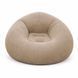 Надувне крісло одномісне для відпочинку вдома з флокованим покриттям 1346 фото 2