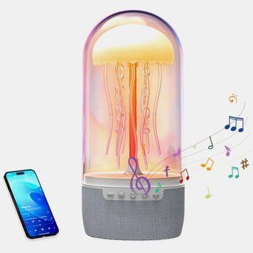 Колонка-нічник "Медуза" портативна Bluetooth з LED підсвіткою 1298 фото