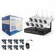 Комплект відеоспостереження з 8 камерами 5G WiFi KIT NVR Wi-Fi набір із 8 шт. 0054 фото 1