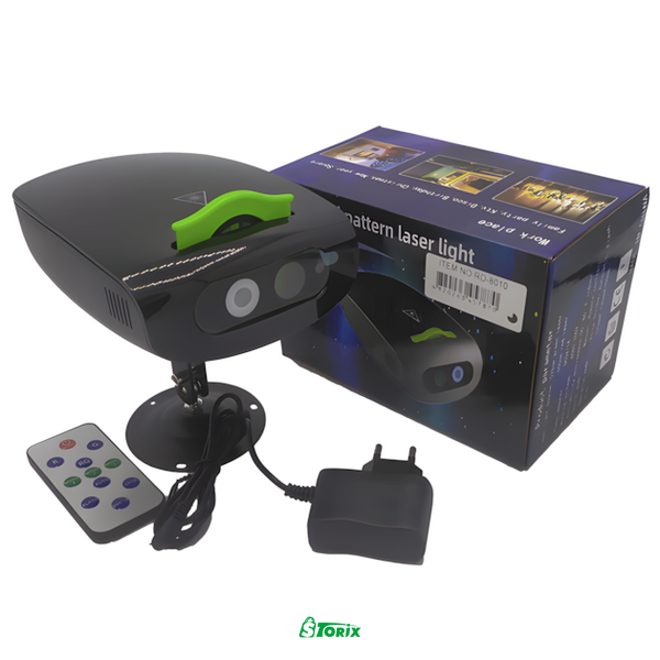 Лазерная установка для дискотек UKC RD-8010L (RGB+Пульт) 0023 фото