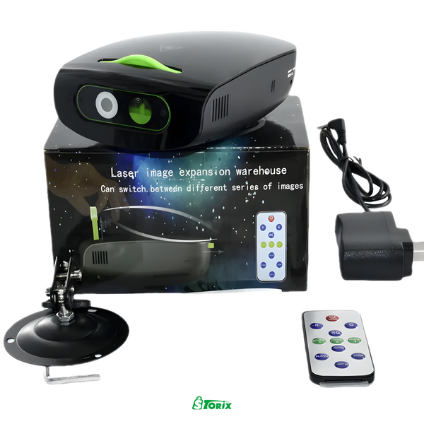 Лазерная установка для дискотек UKC RD-8010L (RGB+Пульт) 0023 фото