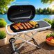 Гриль газовый Weber Traveler складной на колесах 100х45х80 см 1563 фото 1