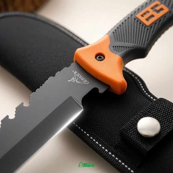 Ніж мисливський Gerber з фіксованим клинком та чохлом, 32 см 1513 фото