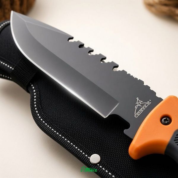 Ніж мисливський Gerber з фіксованим клинком та чохлом, 32 см 1513 фото