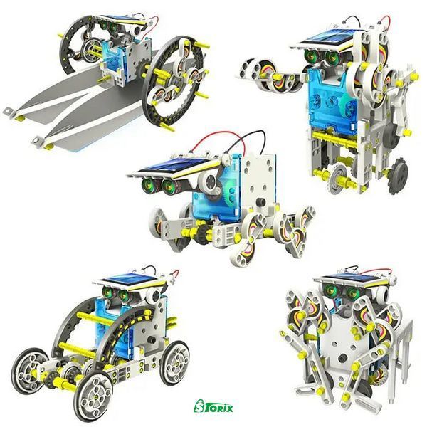 Конструктор-робот на солнечных батареях Solar Robot 14в1 1132 фото