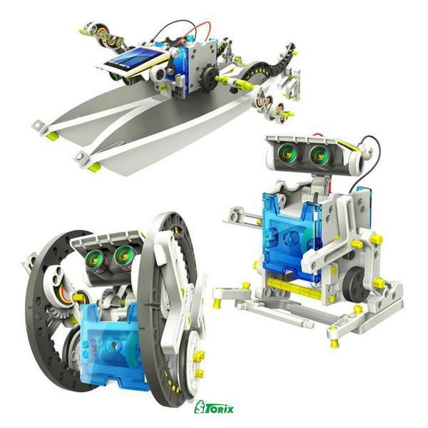 Конструктор-робот на солнечных батареях Solar Robot 14в1 1132 фото