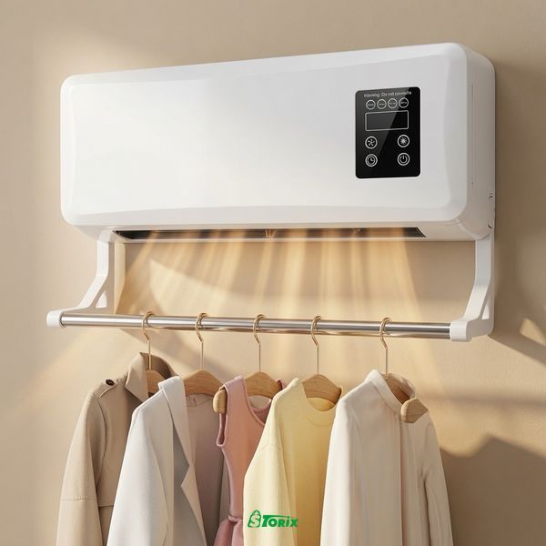 Кондиціонер настінний мобільний Wall Air Cooler 800W з пультом ДК 1571 фото