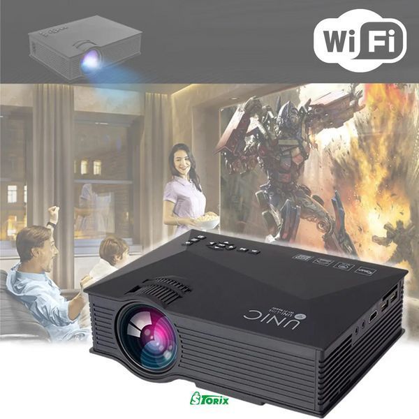 Проектор бездротовий портативний Unic UC68 Wi-Fi 3333 фото