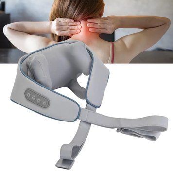 Массажер для шеи, плеч, спины и поясницы Neck Kneading с подогревом 1374 фото