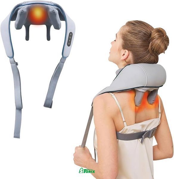 Массажер для шеи, плеч, спины и поясницы Neck Kneading с подогревом 1374 фото