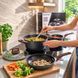 Набор посуды HotChef 7 предметов с антипригарным покрытием черный 1734 фото 4