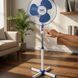 Вентилятор підлоговий Alfarid Fan 18 дюймів, 3 швидкості, синій 1583 фото 3